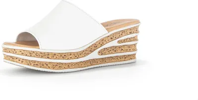 Produktbild von Gabor Damenschuhe Hausschuhe Pantolette Weiß Freizeit, Schuhgröße:EUR 39 | UK 6