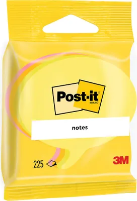 Produktbild von Post-it® Haftnotizen Sprechblase Gelb 70x70mm 3 Blöcke 76 Blatt Pro Block