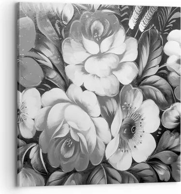 Produktbild von Bild auf Leinwand - Leinwandbild - Blume Blumenstrauß Blatt - 70x70cm - Wand Bild - Wanddeko - Leinwanddruck - Bilder - Kunstdruck - Wanddekoration - Leinwand bilder - Wandkunst - AC70x70-3896