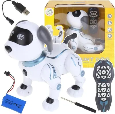 Produktbild von Interaktiver Roboterhund von Nobo mit sprachgesteuerter Fernbedienung macht Tricks und Tänze