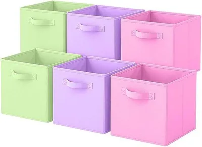 Produktbild von Famanu Aufbewahrungskubus Set – Faltbare Stoffboxen für Schrank und Regal – Platzsparend