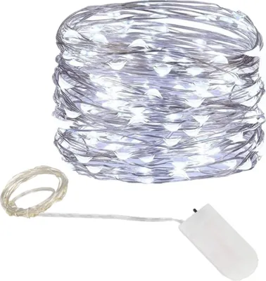 Productafbeelding van Chandler Lampe, drugvormig, 20 LED microverlichting, koud wit + batterijen