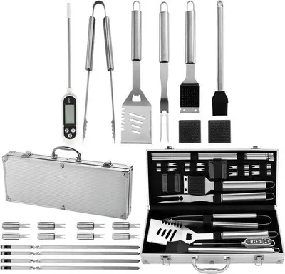 Produktbild von Famanu Grillset – 20-teiliges Barbecue Zubehör