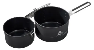 Zdjęcie produktu dla MSR 13232, Zestaw garnków, Aluminium, Stal nierdzewna, 2,5 l, Szary, Aluminium, Ceramika