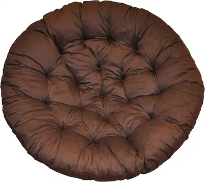 Obrázek produktu pro Polstr na křeslo papasan 110 cm hnědý kepr