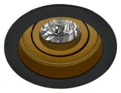 Produktbild von AZzardo AZ2804 Ibiza Deckenleuchte schwarz/gold