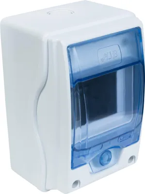 Produktbild von Meister FR-Kleinverteiler EK03 1-reihig IP65 für max. 4 Module grau mit Schraubklemmen