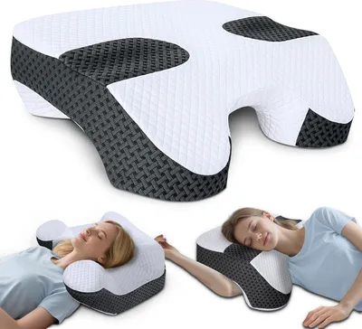 Produktbild von Orthopädisches Kissen SAHEYER zum Schlafen auf der Seite mit Öffnung für den Arm