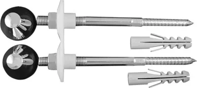 Immagine prodotto di Duravit Fixation pour WC suspendu et bidet mural, chromé, 0065001000, 0065001000