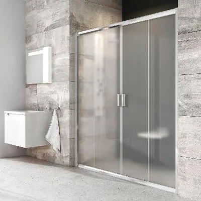Zdjęcie produktu dla Ravak Blix - Drzwi prysznicowe czteroczęściowe BLDP4-180, 1770-1810 mm, aluminium/szkło Grape 0YVY0C00ZG