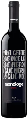 Image de Monologo Crianza vin rouge espagnol sec DOCa Rioja 750ml