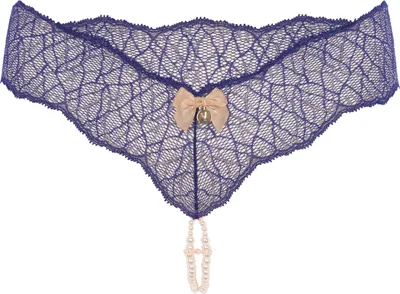Produktbild von Bracli Sydney Collection String Blue Spitze Doppelreihige Perlenkette Creme
