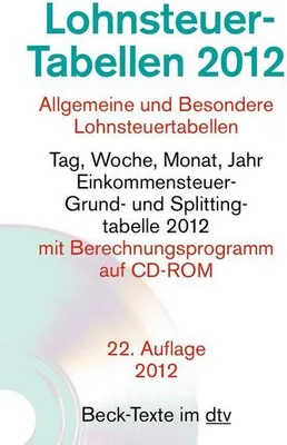 Produktbild von Lohnsteuer-Tabellen 2010: Allgemeine und Besondere Lohnsteuertabellen