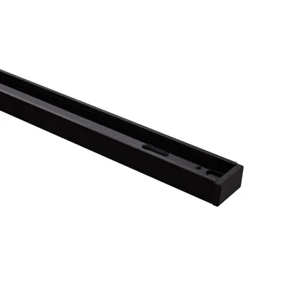 Produktbild von 1-Phasenstromschiene Aluminium für LED-Strahler 1m Schwarz