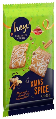 Produktbild von Wicklein hey! Kekstafel X-Mas Spice 100g