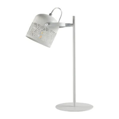 Produktbild von LQWELL® LED Tischlampe, Retro Palaststil Tischleuchte, E27 Nachttischlampe, Metall Schreibtischlampe Esstischlampe für Schlafzimmer Esszimmer