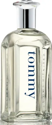 A clear, studio shot of a Tommy Hilfiger Tommy Man Eau de Toilette bottle.