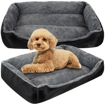 Produktbild von Purlov 24288 Hundekörbchen 60 x 45 cm, grau