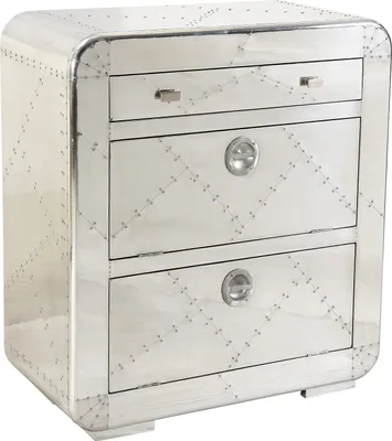 Produktbild von SIT Möbel Schuhschrank | 2 Klappen, 1 Schublade | Mango-Holz und MDF | Beschläge Aluminium silber | B 85 x T 40 x H 90 cm | 01762-21 | Serie AIRMAN