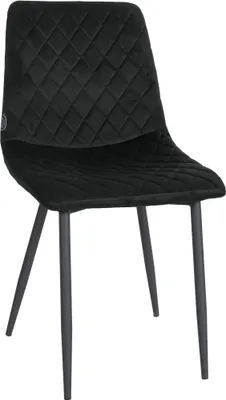 Produktbild von Stuhl HLO-CP52 Samt schwarz