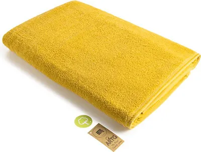 Produktbild von A&R 007.50 | Badetuch  / -Standard 100 / 100 x 210 cm - Farbe: Mustard - Größe: 100 x 210 cm