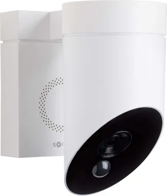 Zdjęcie produktu dla Somfy 2401560, Kamera bezpieczeństwa IP, Zewnętrzna, Bezprzewodowy, CE, RoHS, Ściana, Biały