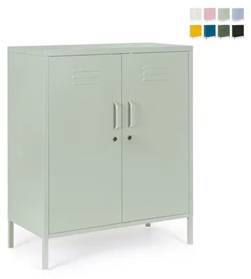 Immagine prodotto di Armadio in acciaio con 4 ripiani regolabili 46x38x185 Cambridge YES - Verde