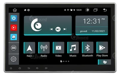Productafbeelding van Universele 1DIN autoradio met Android, GPS, Bluetooth, WiFi en 10.1 inch touchscreen