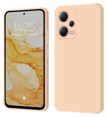 Produktbild von Hülle für Xiaomi Redmi Note 12 Pro+ 5G Case Cover Bumper Smartphone Softgrip Schutzhülle Farbe: Rosa