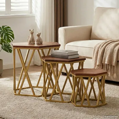 Zdjęcie produktu dla vidaXL Stolik kawowy brązowy 55 x 55 x 50 cm lite drewno mango
