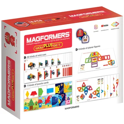 Immagine prodotto di MAGFORMERS Wow Starter PLUS 18 pezzi