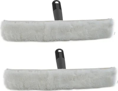 Immagine prodotto di Novaliv 2x spatola per finestre 25 cm in pile spatola schiumogena per pulizia finestre spatola per finestre lavavetri lavavetri lavavetri lavavetri