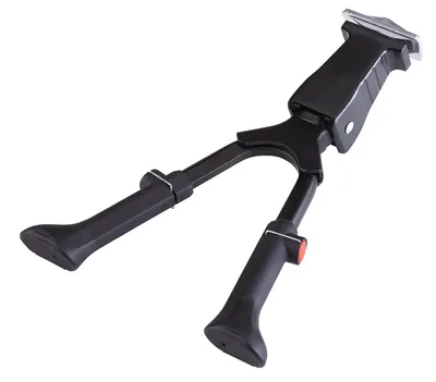 Produktbild von Prophete Zweibein-Ständer | Fahrradständer für City- und Trekkingräder | Zweibeinständer höhenverstellbar 26-28 | Fahrrad Ständer | Doppelständer | Fahrrad Zubehör | ‎Aluminium | Schwarz