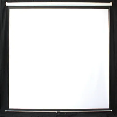 Obrázok produktu pre Projekčné plátno 203x203cm 110" HDTV 16:9 / 4:3 / 1:1 Projekčná roleta pre domáce kino