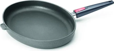 Produktbild von WOLL nowo Induktion Line Fischpfanne, 38 x 28 cm, 5,5 cm hoher Rand, mit abnehmbarem Stiel