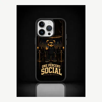 Imagen del producto de Funda para iPhone 14 Pro, carcasa protectora con diseño "No hablar" – LUNØIR ©