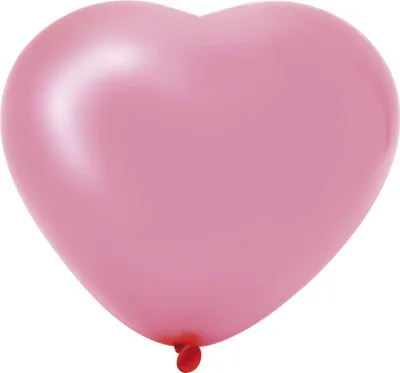 Produktbild von herz-Ballons 6 Stück 25 cm rosa