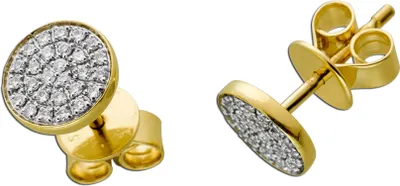 Produktbild von Brillant Ohrstecker Gold 585 Weißgold 14K Natur Diamanten