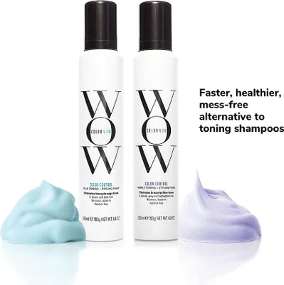 Produktbild von Color Wow - Color Control Purple Toning + Styling Foam ( blond hair ) 200ml