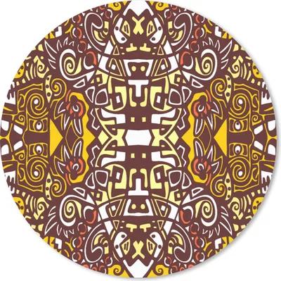 Produktbild von MuchoWow® Mauspad Mousepad Muster - Azteken - Mexiko 40x40 cm - Mousepads - Maus Mat - Pad - Mausunterlage - Schreibtisch Accessoires