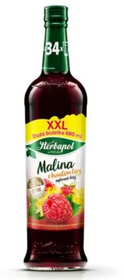 Obrázok produktu pre Syrop Malinowy z Lipą Herbapol 680 ml