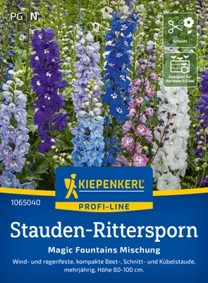 Produktbild von Kiepenkerl Stauden-Ritterspornsamen Magic Fountains 35 Pflanzen