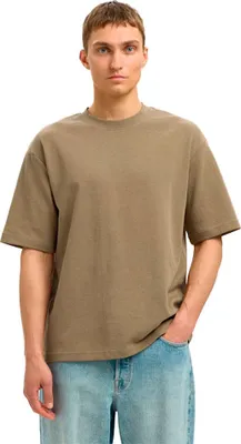 Immagine prodotto di T-shirt a maniche corte, modello "Loose Fit" del marchio Oscar, colore marrone, taglia XL da uomo