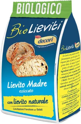 Produktbild von Decorì  Mutterhefe, mit Vitalkeimen aus gemahlenem Weizen, mehr Geschmack und Leichtigkeit, ideal zum Backen, 105 g