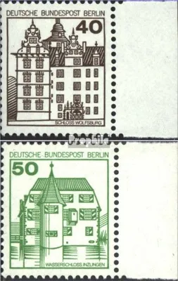 Produktbild von Briefmarken Berlin (West) 1980 Mi 614A-615A Seitenrandstück (kompl.Ausg.) postfrisch Burgen und Schlösser