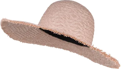 Produktbild von styleBREAKER Damen Strohhut Papierstroh mit luftigem Flechtmuster, breite ausgefranste Krempe, Sonnenhut, Schlapphut 04025033