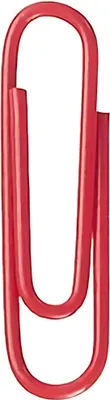Produktbild von Briefklammer Metall kunststoffüberzogen 26mm orange VE=100 Stück