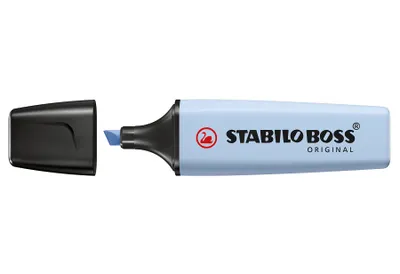 Obrázok produktu pre Zvýrazňovač - STABILO BOSS ORIGINAL Pastel - jedno pero - modrý oblak