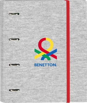 Produktbild von Ringbuch Benetton Pop Grau (27 x 32 x 3,5 cm)