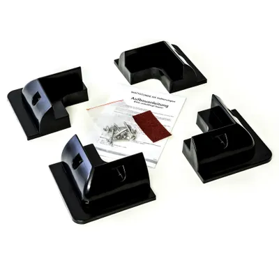 Produktbild von WATTSTUNDE Solarmodul Halteecken schwarz
